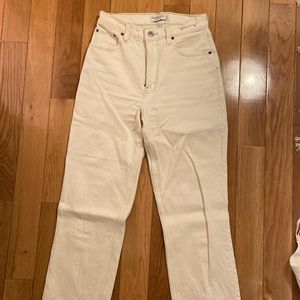 Abercrombie the 90’s straight ultra high rise curve love 27, short